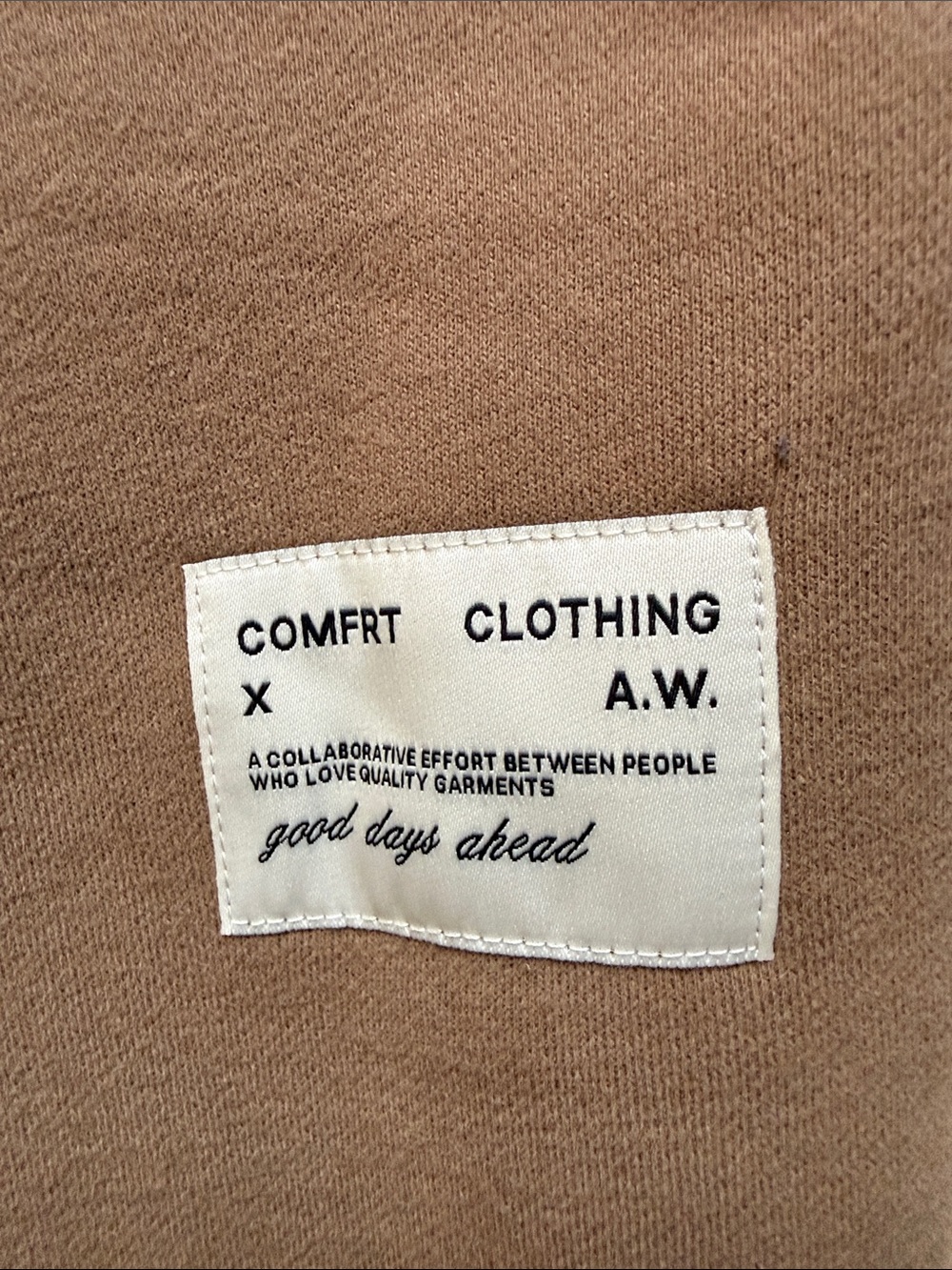 Comfrt Affirmation Straight Leg Sweatpant with Zipper Pocket - Picture 3 of 5